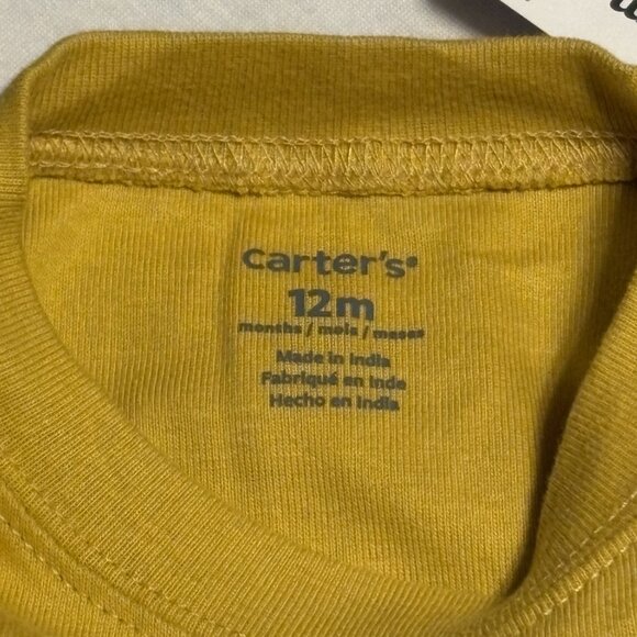 Carter’s Baby Boy 2 Piece Set Camo Joggers & Construction Bodysuit, Size: 9-12M - Picture 7 of 8